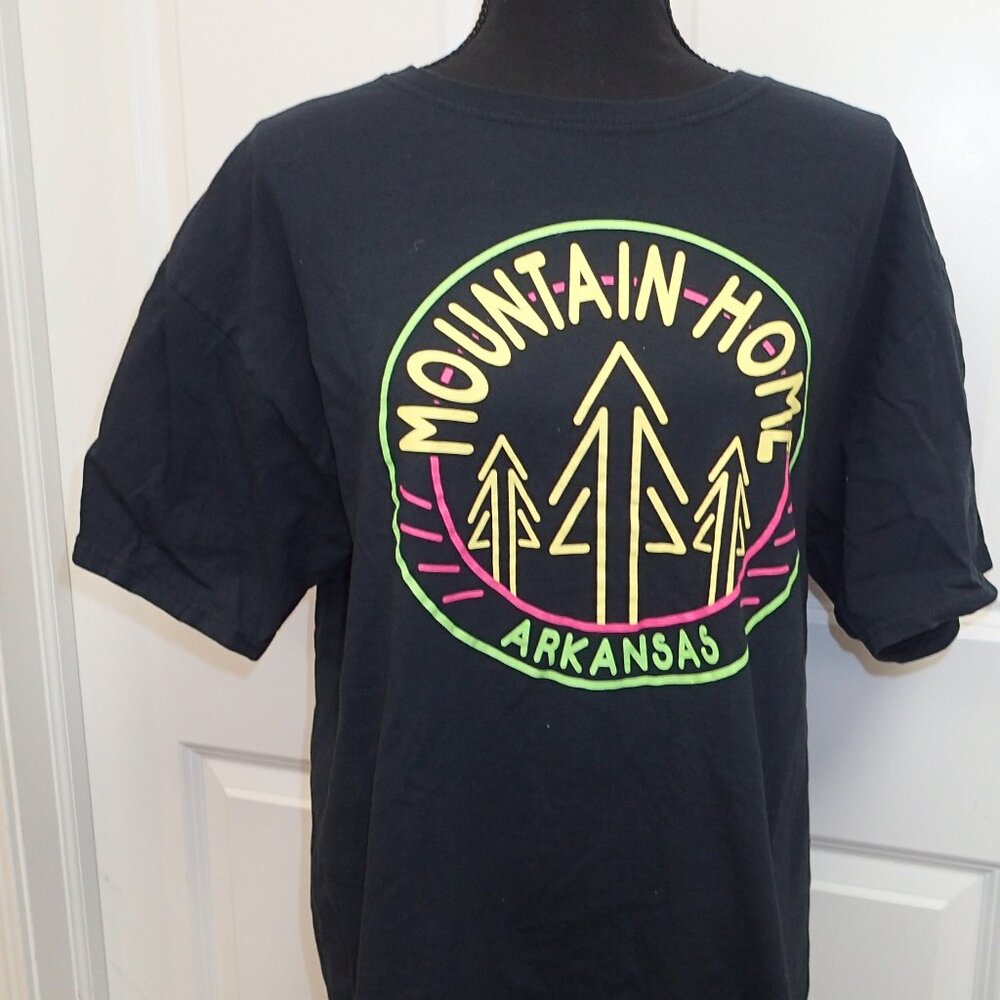 Men's Size Large Mountain Home Arkansas T shirt